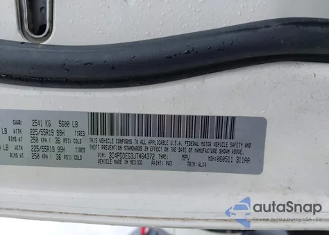 2018 Dodge Journey Gt Awd z USA, uszkodzony, nr VIN 3C4PDDEG3JT464372